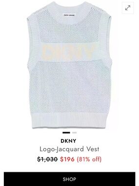 dkny  vest